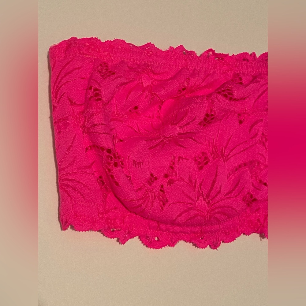 NWT Aerie Beach Daze Lace Bandeau/Bra/Bralette 36D - Picture 4 of 12